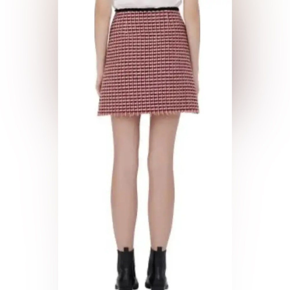 Maje Jenalt High Waisted Tweed Mini Skirt 40 NWT - Picture 6 of 6